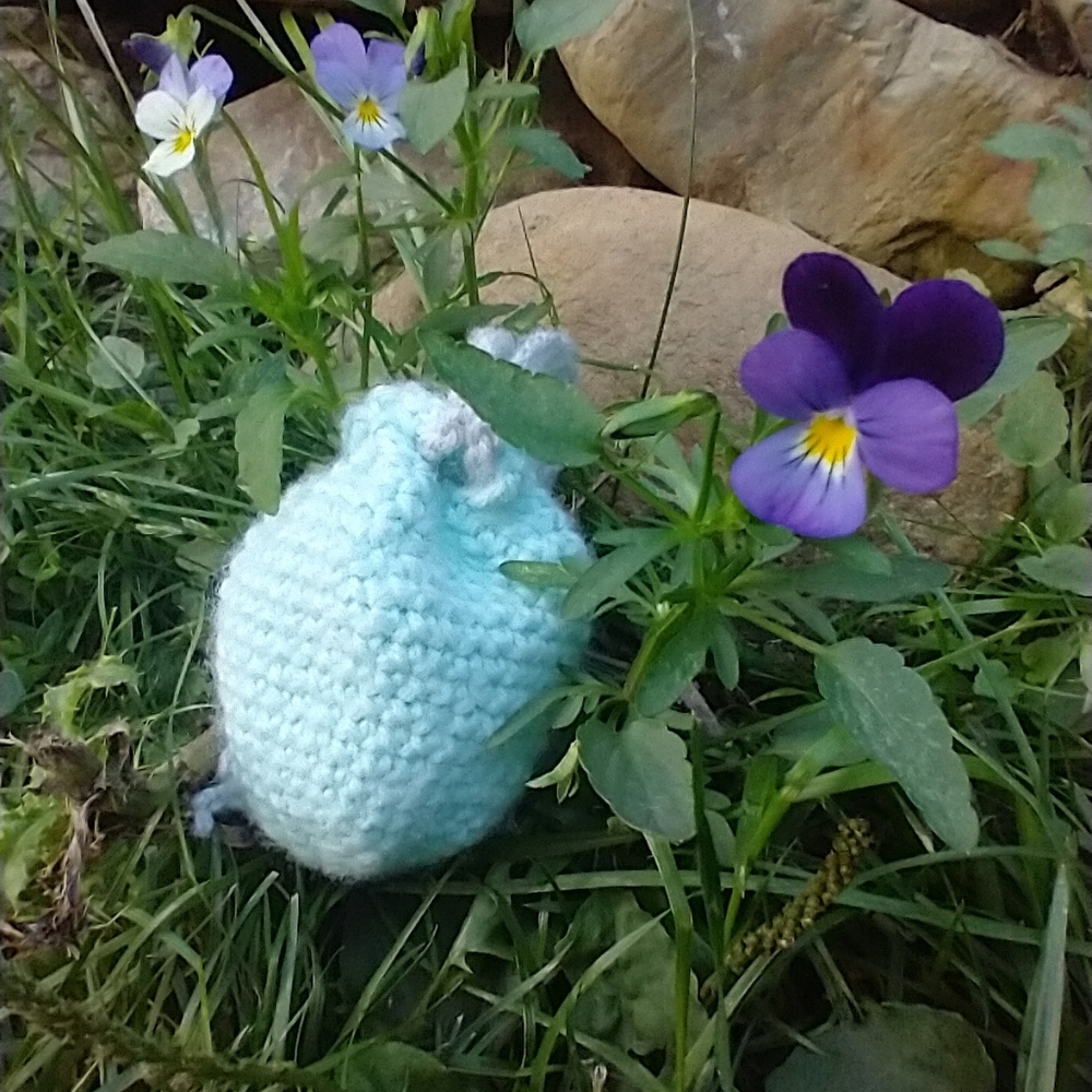 Hand made, Crocheted coin purse